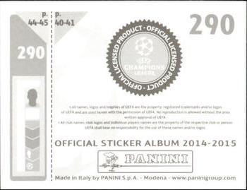 2014-15 Panini UEFA Champions League Stickers #290 Veysel Sari Back