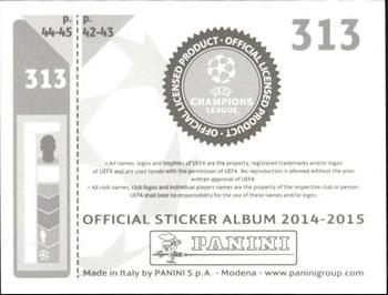 2014-15 Panini UEFA Champions League Stickers #313 Steven Defour Back
