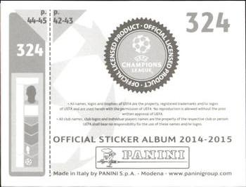 2014-15 Panini UEFA Champions League Stickers #324 Matias Suarez Back