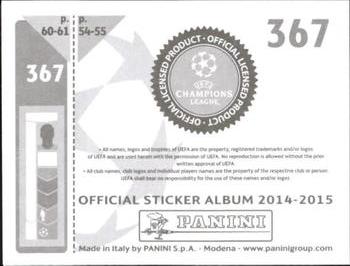 2014-15 Panini UEFA Champions League Stickers #367 Gael Clichy Back