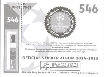 2014-15 Panini UEFA Champions League Stickers #546 Marko Suler Back