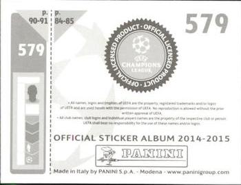2014-15 Panini UEFA Champions League Stickers #579 Anton Kanibolotskiy Back