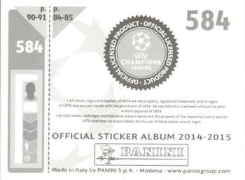 2014-15 Panini UEFA Champions League Stickers #584 Fred Back