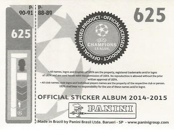2014-15 Panini UEFA Champions League Stickers #625 Mikhail Gordeychuk Back