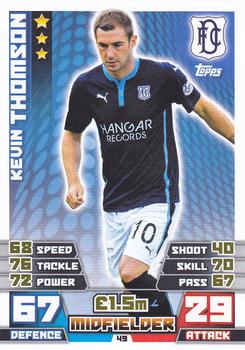 2014-15 Topps Match Attax SPFL #49 Kevin Thomson Front