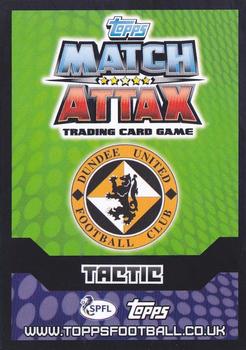 2014-15 Topps Match Attax SPFL #55 Dundee United Club Badge Back