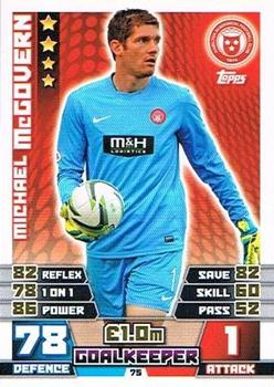 2014-15 Topps Match Attax SPFL #75 Michael McGovern Front