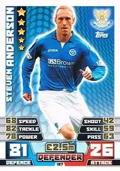 2014-15 Topps Match Attax SPFL #187 Steven Anderson Front