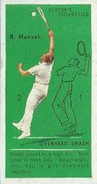 1936 Player's Tennis #46 R. Menzel Front