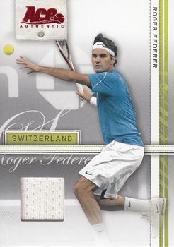 2007 Ace Authentic Straight Sets - Materials #34 Roger Federer Front