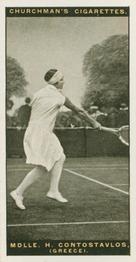 1928 Churchman's Lawn Tennis #14 Helene Contostavlos Front