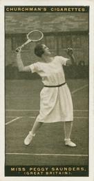 1928 Churchman's Lawn Tennis #44 Miss Peggy Saunders Front