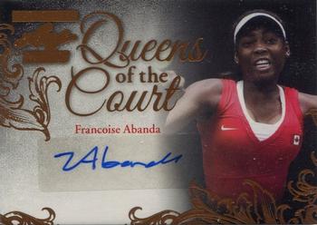 2015 Leaf Ultimate - Queen of the Court Autographs #QC-FA1 Francoise Abanda Front