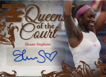 2015 Leaf Ultimate - Queen of the Court Autographs #QC-SS1 Sloane Stephens Front