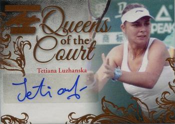 2015 Leaf Ultimate - Queen of the Court Autographs #QC-TL1 Tetiana Luzhanska Front