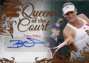 2015 Leaf Ultimate - Queen of the Court Autographs #QC-TB1 Timea Babos Front