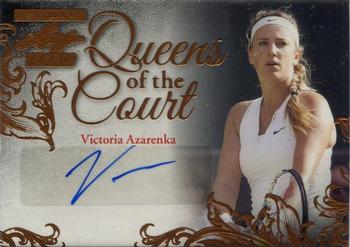2015 Leaf Ultimate - Queen of the Court Autographs #QC-VA1 Victoria Azarenka Front