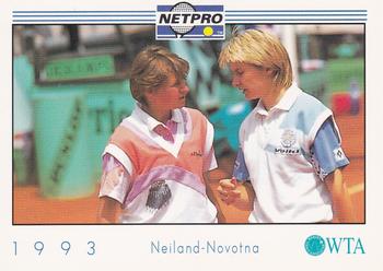 1993 NetPro #W45 Larisa Neiland / Jana Novotna Front