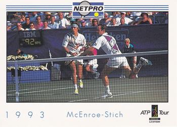 1993 NetPro #M95 John McEnroe / Michael Stich Front
