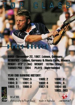 1996 Intrepid Blitz ATP #4 Boris Becker Back