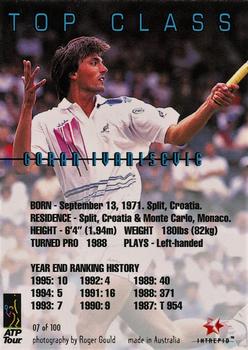 1996 Intrepid Blitz ATP #7 Goran Ivanisevic Back