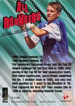 1996 Intrepid Blitz ATP #19 Paul Haarhuis Back