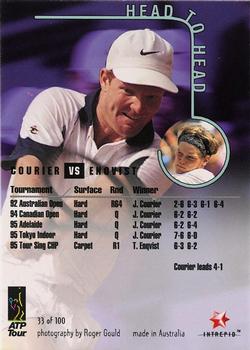 1996 Intrepid Blitz ATP #33 Jim Courier / Thomas Enqvist Back