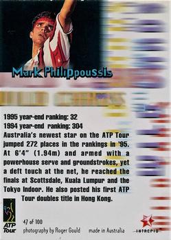 1996 Intrepid Blitz ATP #47 Mark Philippoussis Back