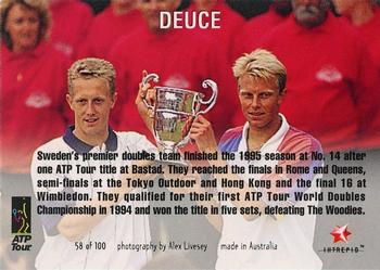 1996 Intrepid Blitz ATP #58 Jonas Bjorkman / Jan Apell Back