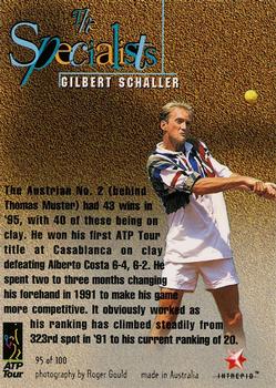 1996 Intrepid Blitz ATP #95 Gilbert Schaller Back