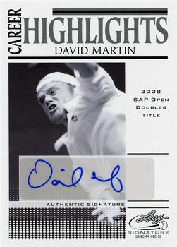 2017 Leaf Signature Series - Career Highlights Autographs #CH-DM1 David Martin Front