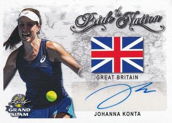 2018 Leaf Grand Slam - Pride of the Nation Autographs #PN-JK1 Johanna Konta Front