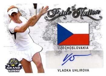 2018 Leaf Grand Slam - Pride of the Nation Autographs #PN-VU1 Vladka Uhlirova Front