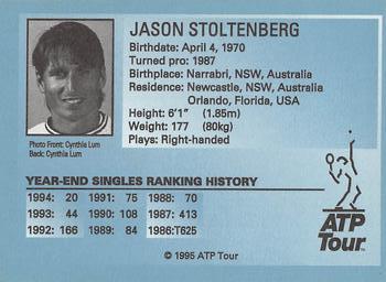 1995 ATP Tour #NNO Jason Stoltenberg Back