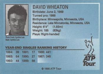 1995 ATP Tour #NNO David Wheaton Back