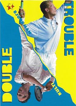 1997 Intrepid Bring it On ATP Tour #50 Jonas Bjorkman / Nicklas Kulti Front