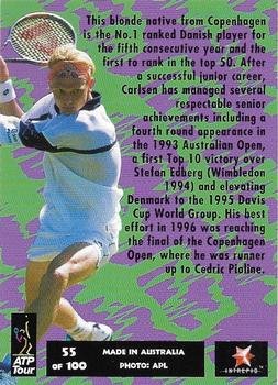 1997 Intrepid Bring it On ATP Tour #55 Kenneth Carlsen Back