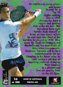 1997 Intrepid Bring it On ATP Tour #56 Alex Corretja Back