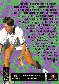 1997 Intrepid Bring it On ATP Tour #62 Jason Stoltenberg Back