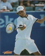 2000-01 Tennis Plus Magazine Stickers #NNO Roger Federer Front