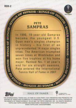 2021 Topps Chrome - Rings of Honor #ROH-2 Pete Sampras Back