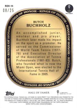 2021 Topps Chrome - Rings of Honor Orange #ROH-14 Butch Buchholz Back