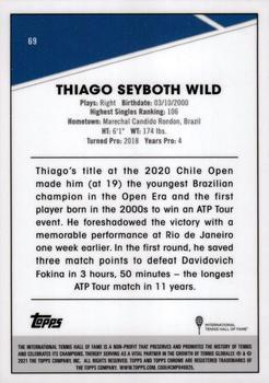 2021 Topps Chrome - B&W Mini-Diamond #69 Thiago Seyboth Wild Back