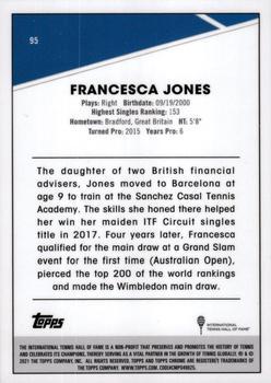 2021 Topps Chrome - Clay Court #95 Francesca Jones Back