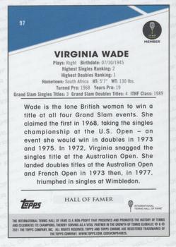 2021 Topps Chrome - Clay Court #97 Virginia Wade Back