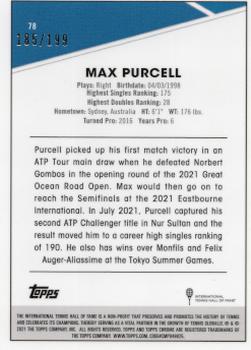 2021 Topps Chrome - Purple #78 Max Purcell Back