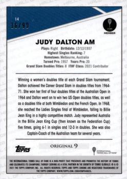 2021 Topps Chrome - Blue RayWave #14 Judy Dalton Back