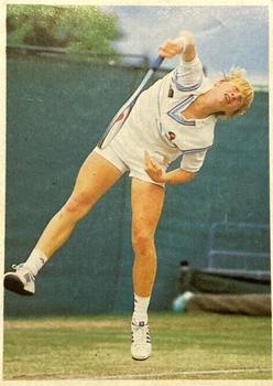 1984 Chocolat Poulain Serie 38 : Connaissance du Tennis #21 Boris Becker Front