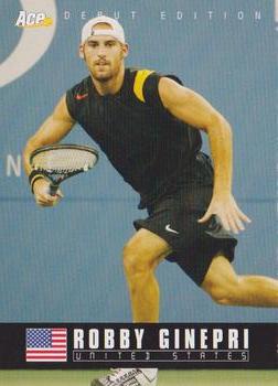 2005 Ace Authentic Debut Edition #23 Robby Ginepri Front