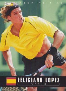 2005 Ace Authentic Debut Edition #48 Feliciano Lopez Front